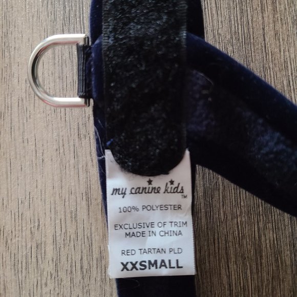 Step Easy Plaid Forest Friends Warm Fleece Lined Harness | 3 LBS to 20 LBS - Picture 4 of 5